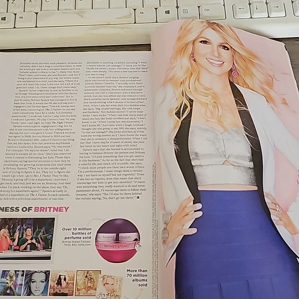 Britney Spears Lucky Magazine Dec 2012 - Picture 4 of 4